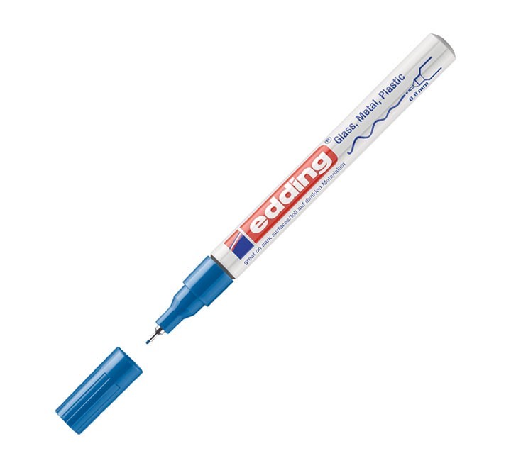 marcad. perm edding 780 0.8mm azul 780-003
