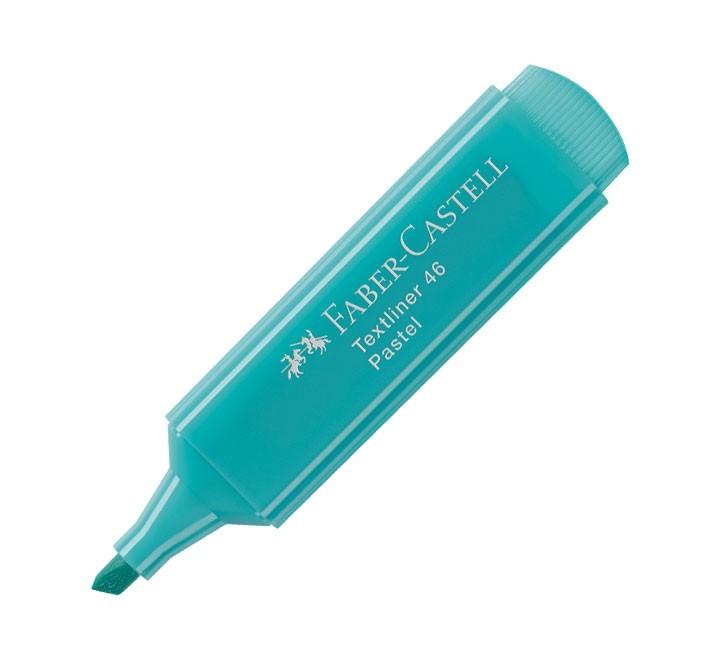 fluor faber castell textliner 1546 pastel turquesa