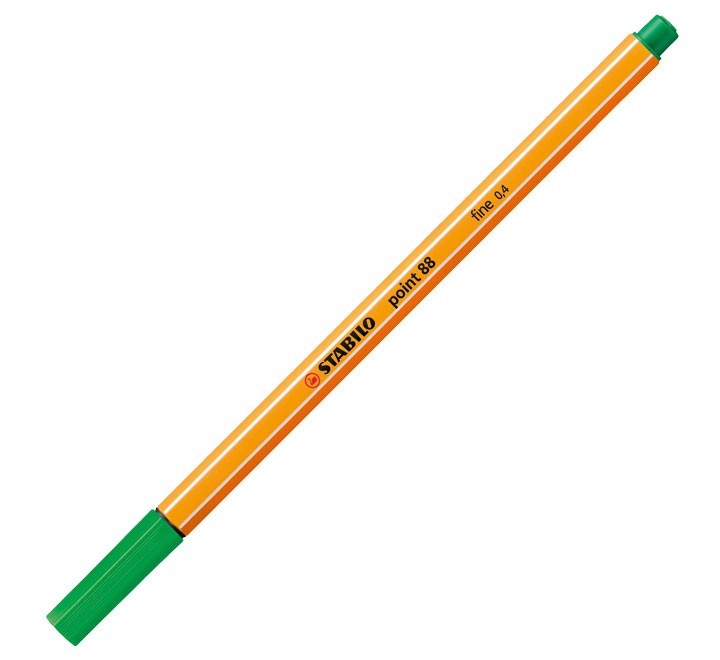 rotulador stabilo point 88 0.4mm verde