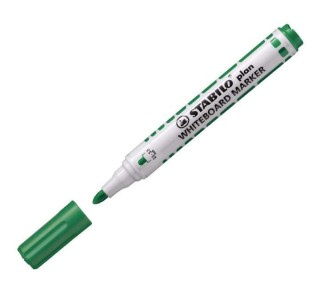 marc. pizarra blanca stabilo plan verde 64136