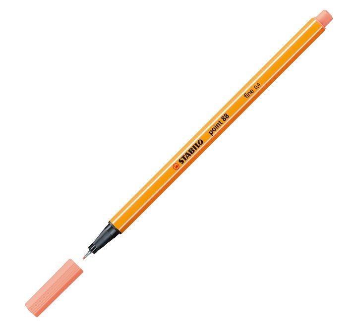 rotulador stabilo point 88 0.4mm albaricoque