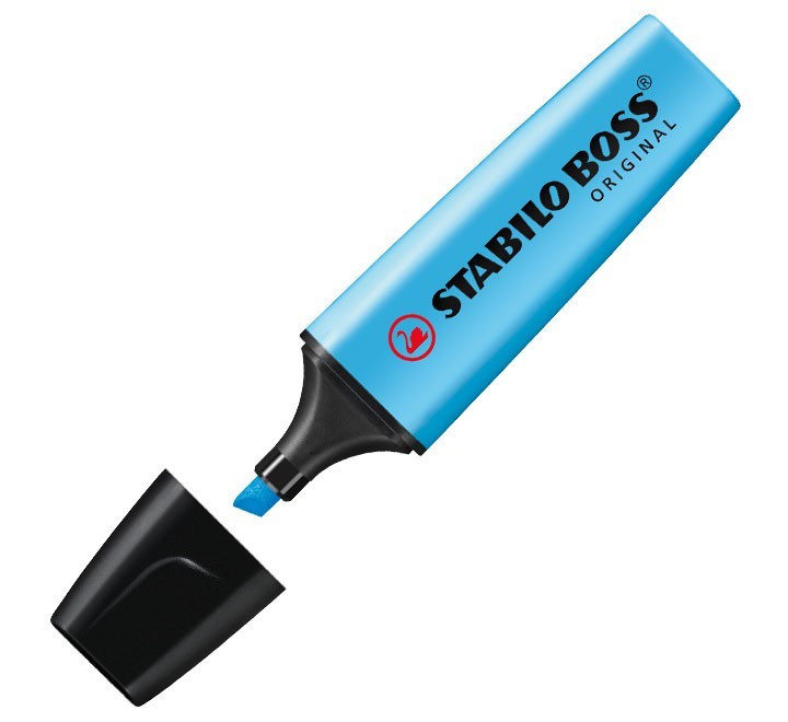 marcad. fluor. stabilo boss azul 70/31