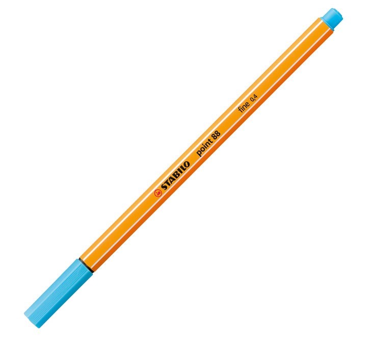 rotulador stabilo point 88 0.4mm az celeste