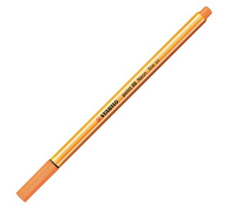 rotulador stabilo point 88 0.4mm naran neon