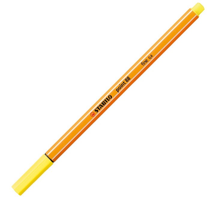 rotulador stabilo point 88 0.4mm am limon 88/24