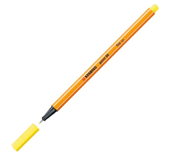rotulador stabilo point 88 0.4mm am limon 88/24