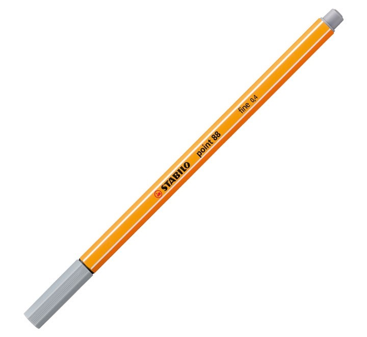 rotulador stabilo point 88 0.4mm gris medio 88/95