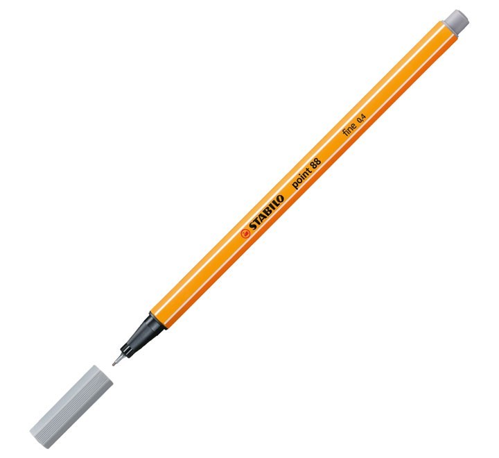rotulador stabilo point 88 0.4mm gris medio 88/95