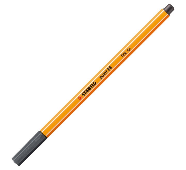 rotulador stabilo point 88 0.4mm gris int. 88/97