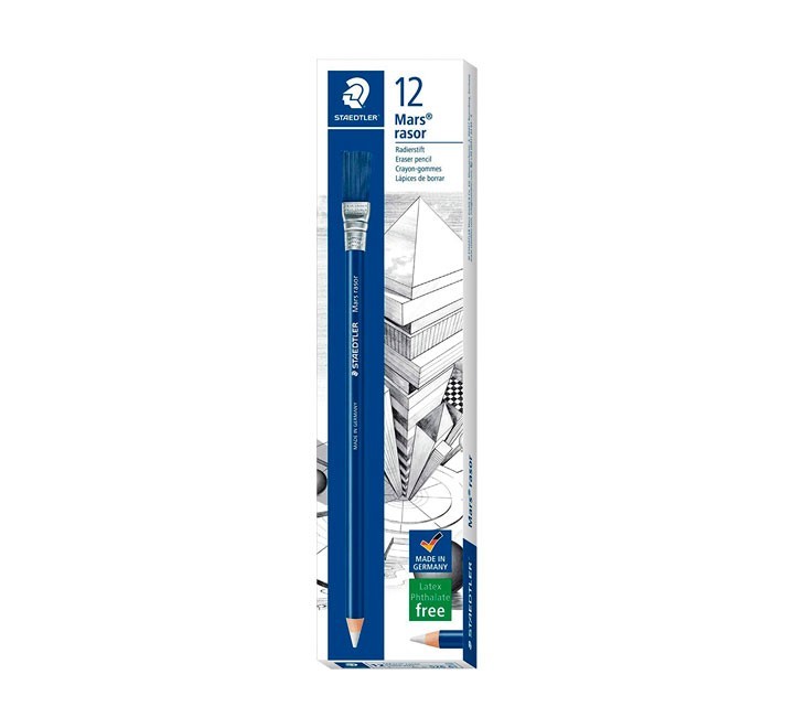 lapiz borrador c/pincel staedtler mars rasor
