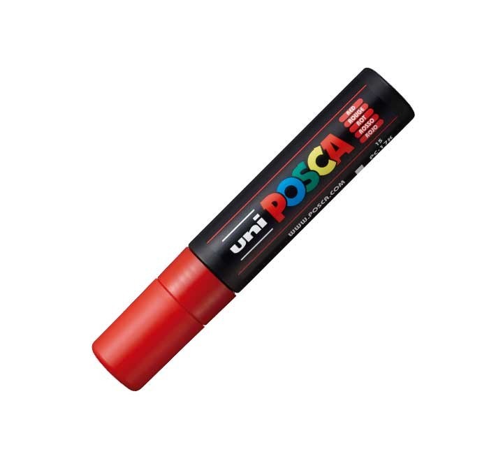 marcador uniball posca pc17k 15mm rojo