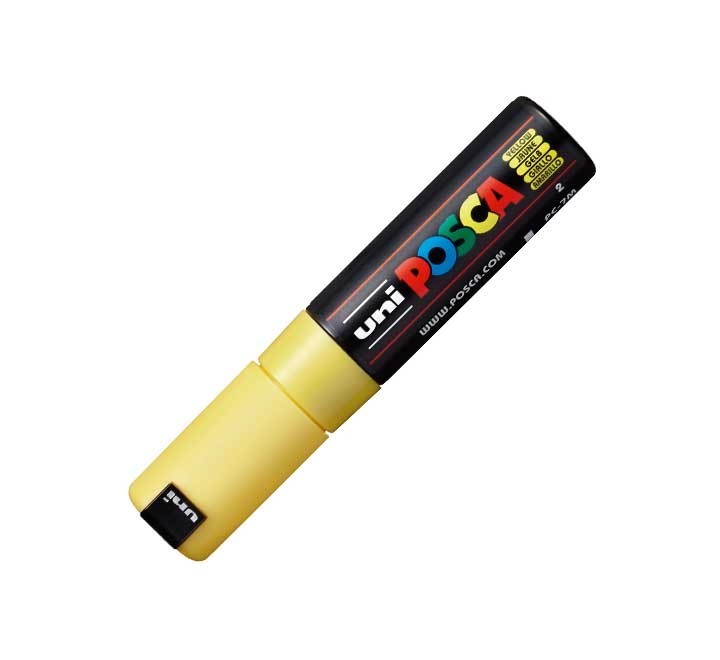 marcador uniball posca pc7m 4.5-5.5mm amarillo
