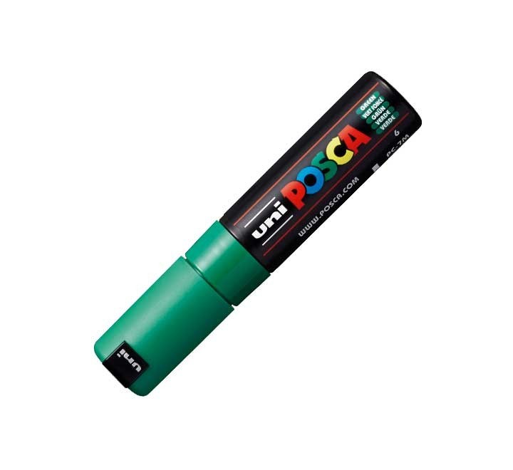 marcador uniball posca pc7m 4.5-5.5mm verde