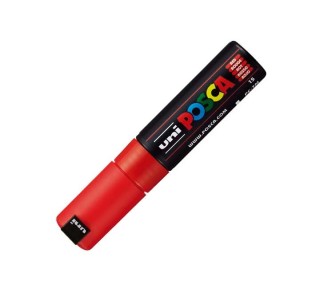 marcador uniball posca pc7m 4.5-5.5mm rojo