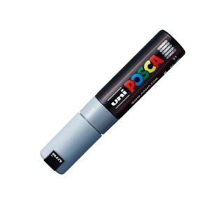 marcador uniball posca pc7m 4.5-5.5mm gris