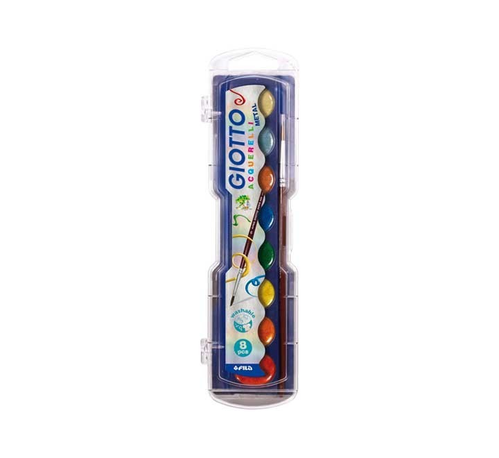 (obsoleto) est 8 acuarelas giotto metal+pincel