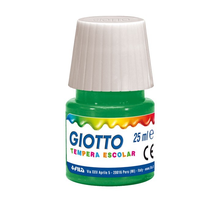 bote tempera escolar giotto 25ml ve esme 356913