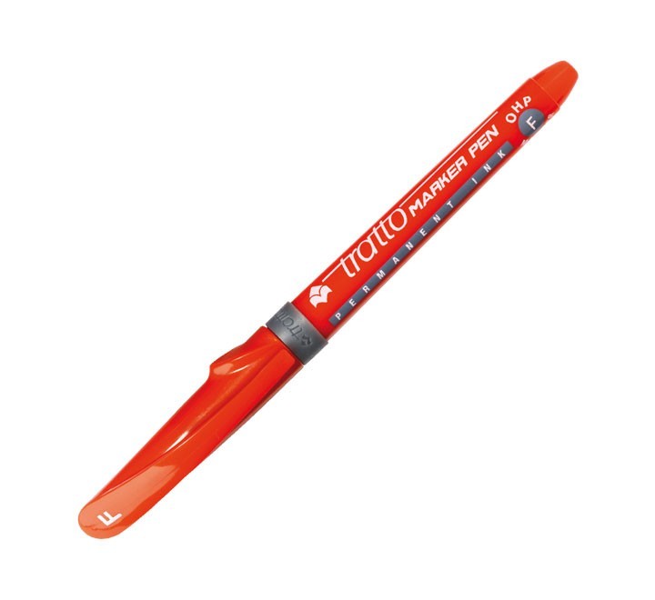 rotulador fila tratto marker 0.6mm rojo