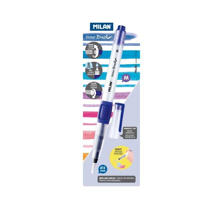 bl. pincel agua milan recarg water brush