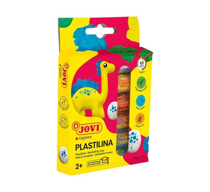 c. 6u plastilina jovi 15ggr stdo 90/6