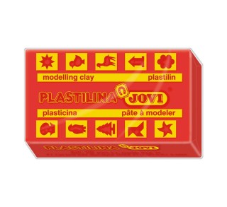 pastilla plastilina jovi 50g rojo 7005
