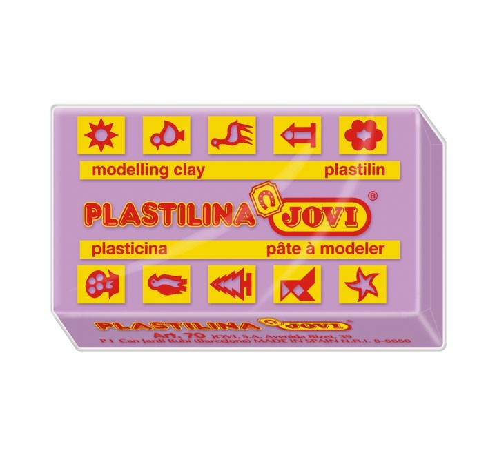 pastilla plastilina jovi 50g lila 7014