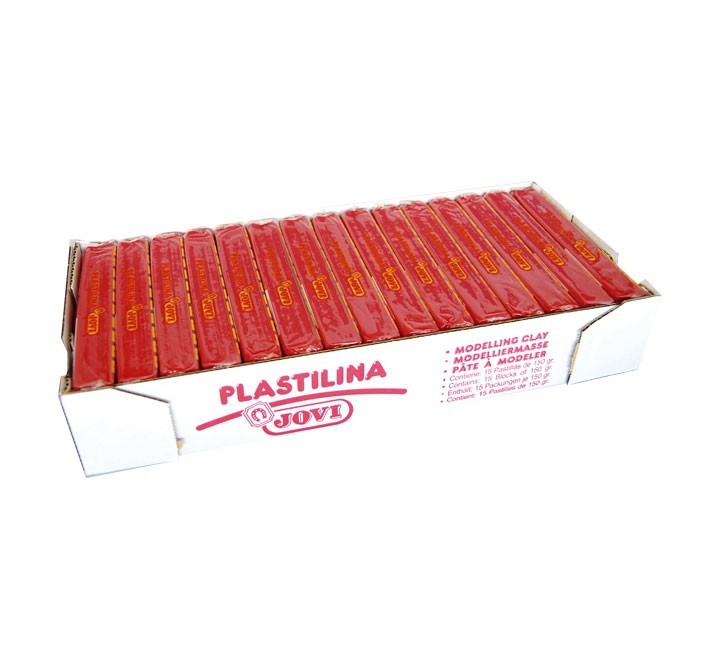pastilla plastilina jovi 150g rubi 7106