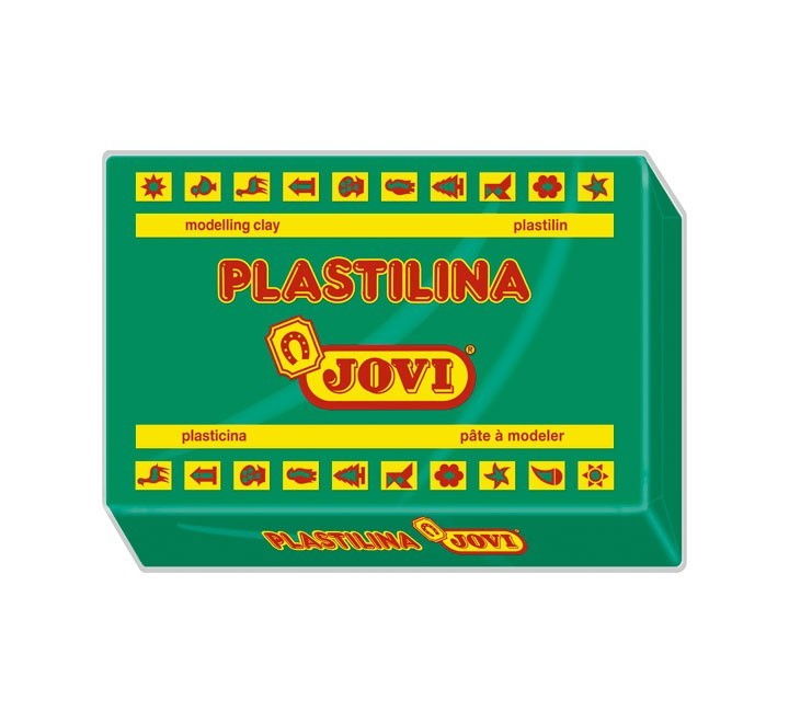 pastilla plastilina jovi 350g verde osc 7211