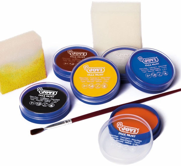 maquillaje crema paleta 6 colores jovi 174z zoo