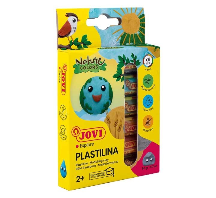 c. 6u plastilina jovi 15gr nature colors std