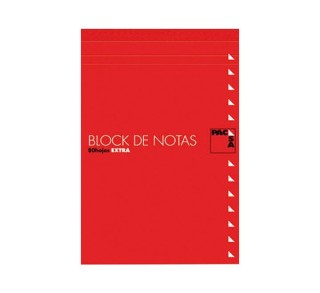 bloc notas c/tapa pacsa 4Âº liso 60g 80h 18903