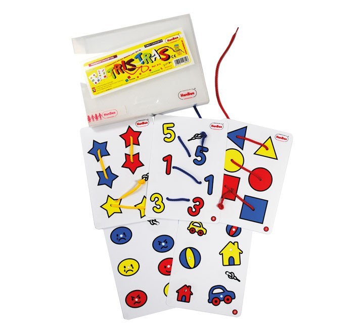 tris tras juego hilado 5 tarjetas+5 co. henbea 814