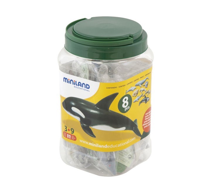 bo. 8 fig. animales marinos miniland 27460