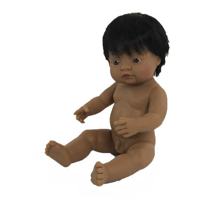 muneco 38cm latinoam. nino b. miniland 31057