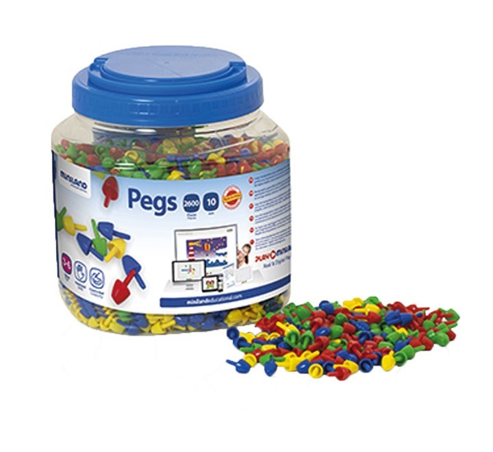 b. 2600 pivotes mosaico 10cm miniland 31810