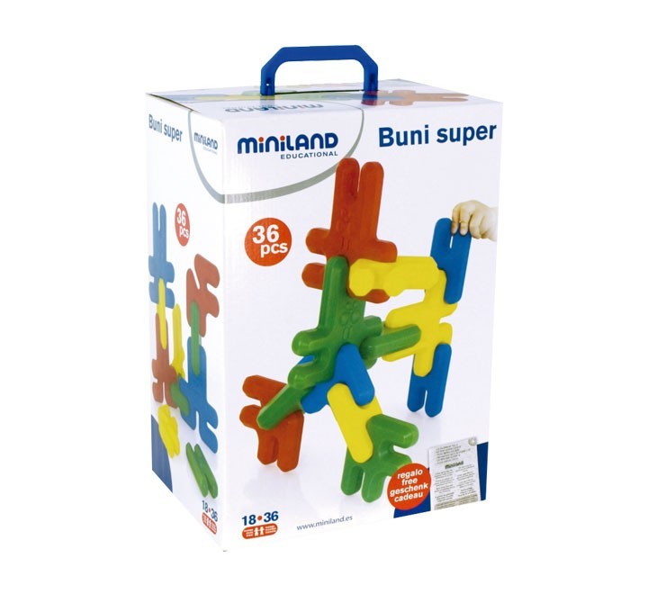 c. 36 pz. construcciones buni super miniland 32220