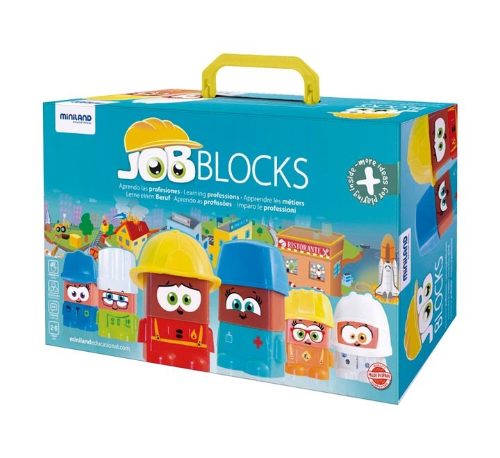 job blocs personajes oficios miniland 32340