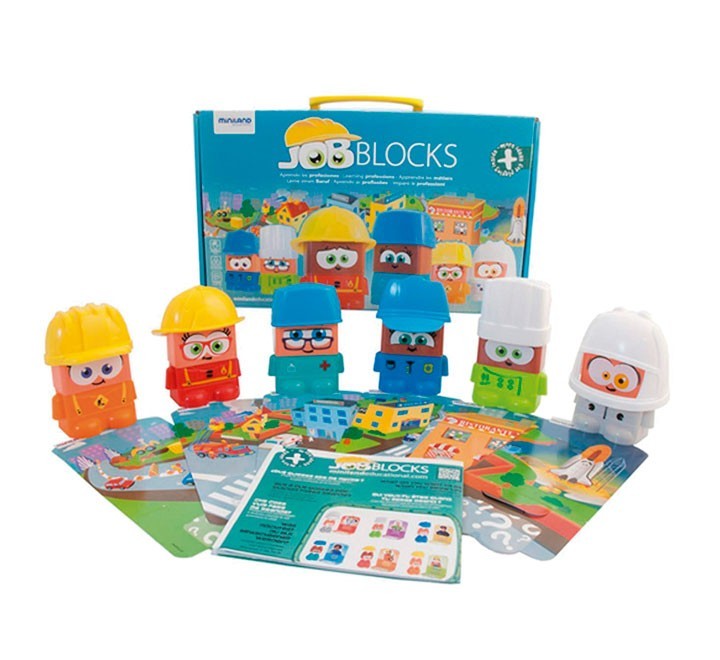 job blocs personajes oficios miniland 32340