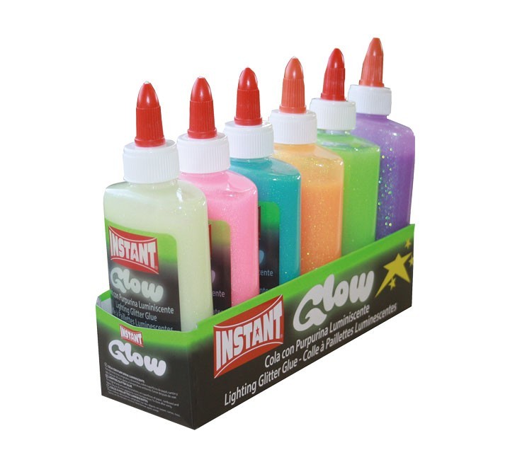 c. 6u cola instant purpurina glow std 180ml