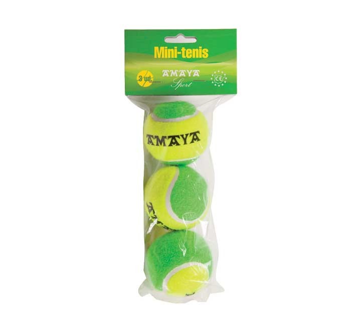bolsa 3u pelota tenis amaya mini 70mm 800414