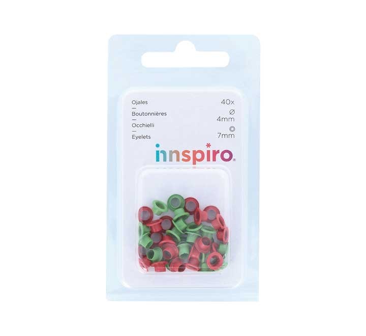 set 40 ojales innspiro circulos 7mm stdo