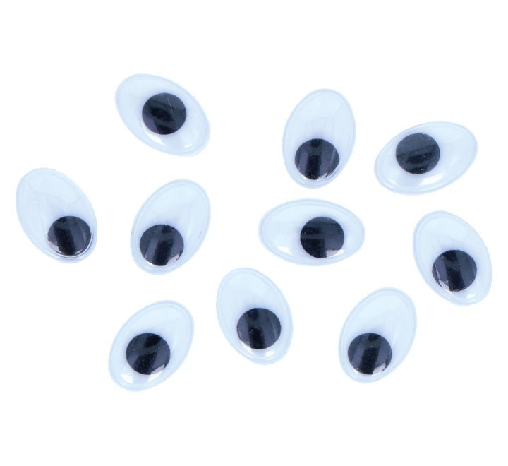 b. 60 ojos moviles adh. innspiro oval. 11x14mm neg