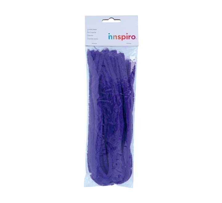 b. 10 chenillas acr. innspiro 50cm lila