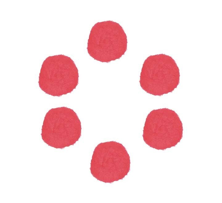 b. 50 pompones innspiro pp 25mm rosa
