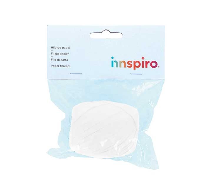 bob. rafia innspiro papel 4x30m blanco