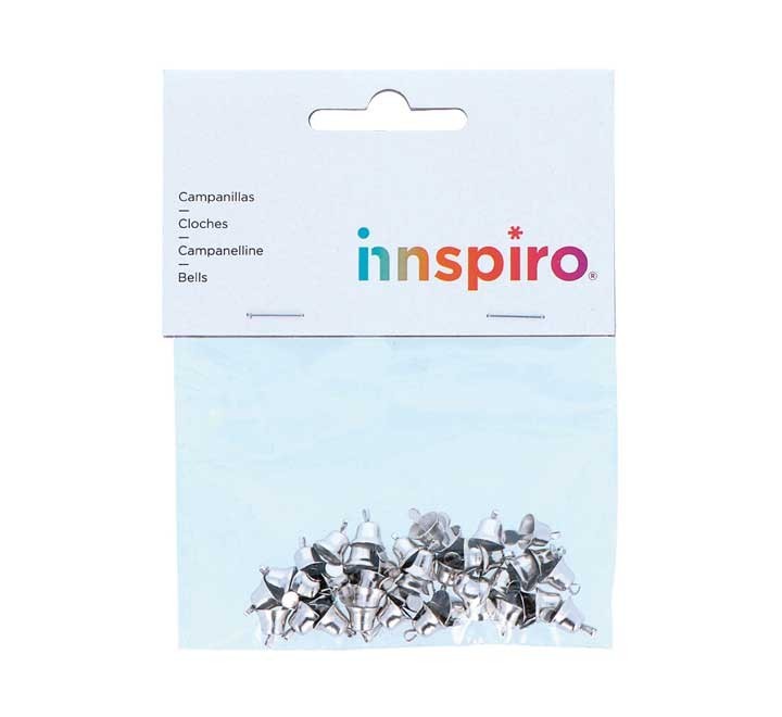 b. 40 campanillas innspiro metal 8mm plata