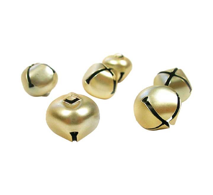 b. 30 cascabeles innspiro metal 10mm oro