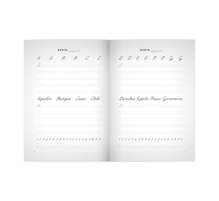 pack 10 cuadernos rubio escritura 13 c13