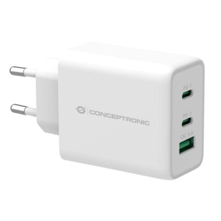 conceptronic cargador conceptronic carga rapida pd 1 puerto usb tipo a - 2 puertos usb tipo c - alth