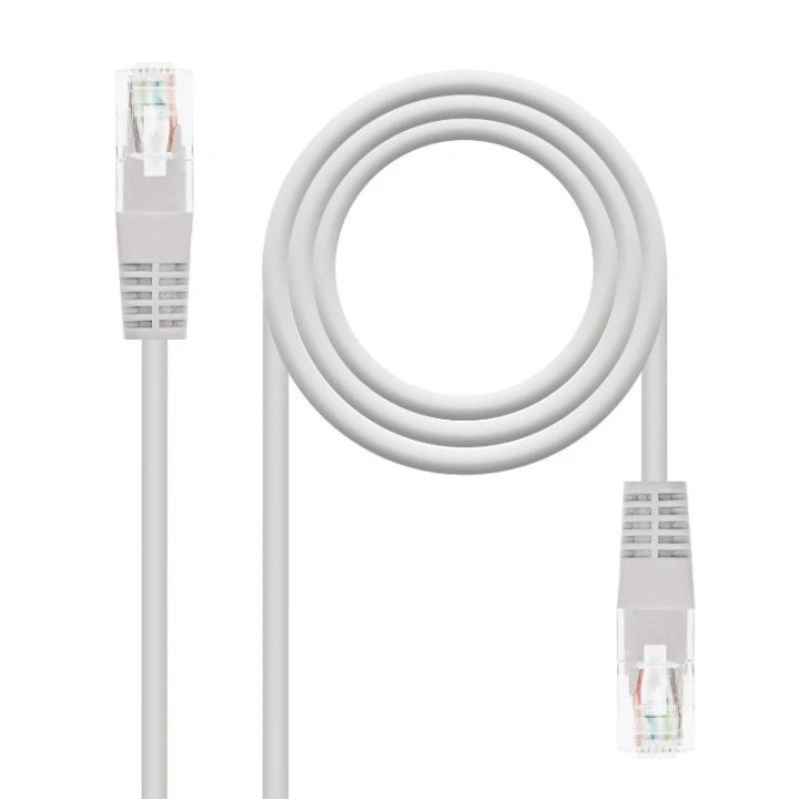 nanocable latiguillo categoria 6 utp 25 m gris